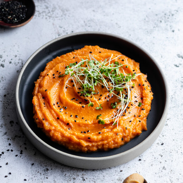 Miso mashed root vegetables
